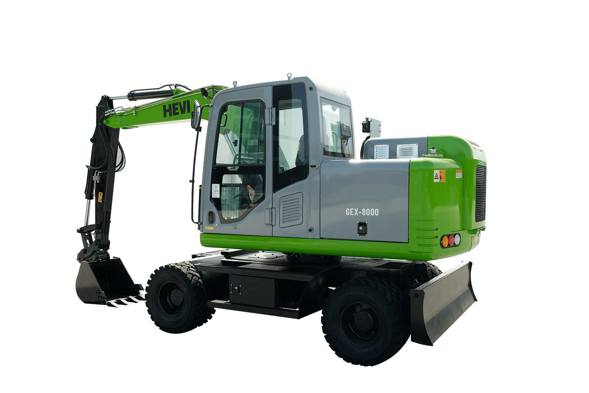 HEVI - Electric Excavators - GEX-8000 HEVI GEX-8000 green electric excavator.