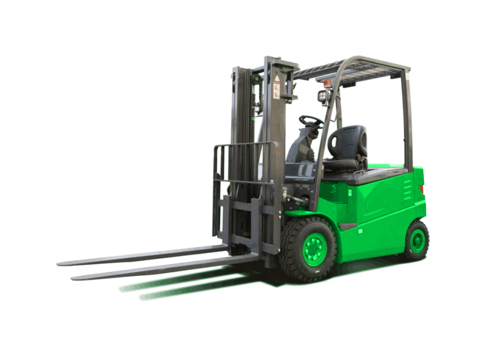 HEVI - Electric Forklifts - HL30N HEVI HL30N green electric forklift.