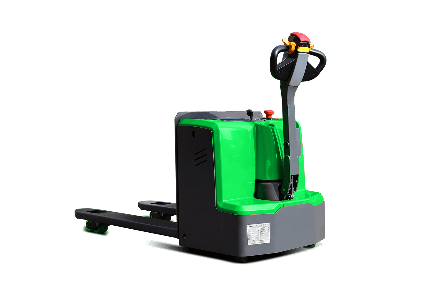 HEVI - Electric Pallet Truck - HPW20LN HEVI HPW20LN green electric pallet truck.