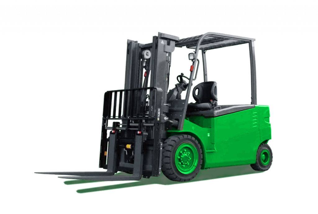 HEVI - Electric Forklifts - HL50N HEVI HL50N green electric forklift.