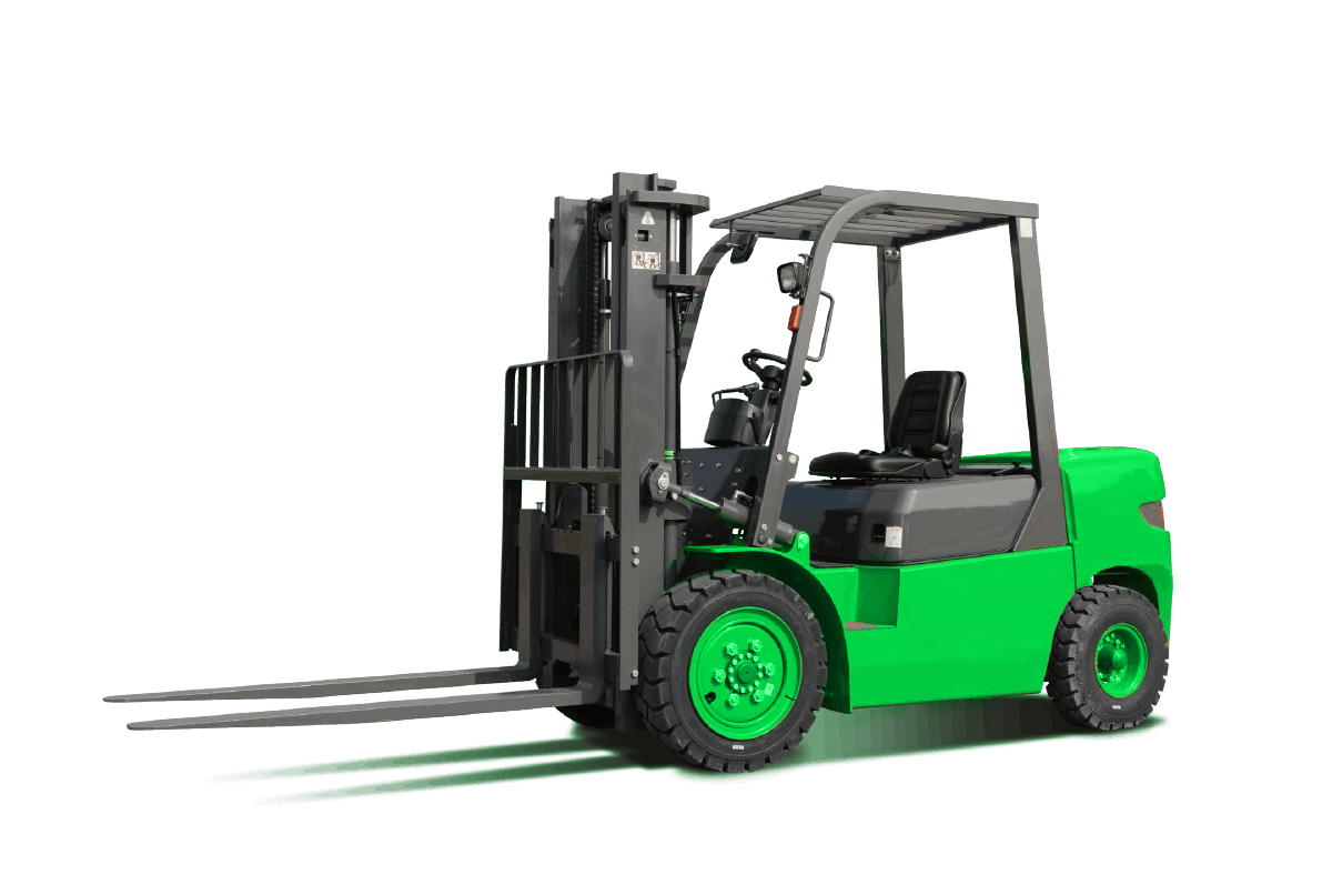 HEVI - Electric Forklifts - HLC25T HEVI HLC25T green electric forklift.