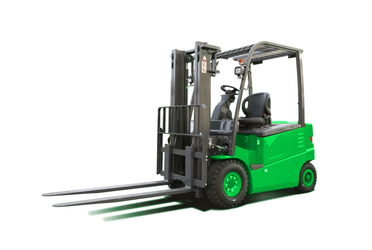 HEVI - Electric Forklifts - HL30N HEVI HL30N green electric forklift.