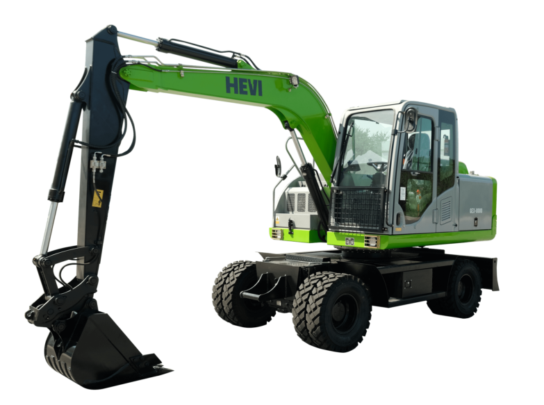HEVI - Electric Excavators - GEX-8000 HEVI GEX-8000 green electric excavator.