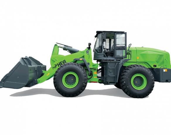 HEVI - Electric Heavy Equipment - H65L HEVI H65L green wheeled front loader